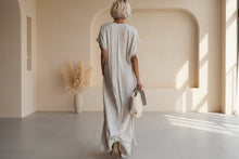 Load image into Gallery viewer, Lace-Trimmed Loose Long Dress for Women
