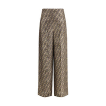 Load image into Gallery viewer, Fendi Brown Silk Casual Pants
