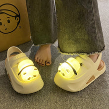 Load image into Gallery viewer, Cute Slipper With Panda Lamp Summer Sandals Femme Light Funny Woman Slippers Shoes Women
