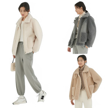 Load image into Gallery viewer, Luxurious Women's Sheep Shearling Coat
