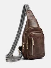 Load image into Gallery viewer, Adjustable Leather : Crossbody Bag With Straps
