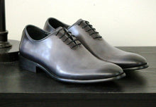 Load image into Gallery viewer, Burnished Calfskin Belt Grey
