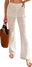 Load image into Gallery viewer, 🌴 Boho Crochet Knit Beach Cover-Up Pants
