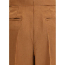 Load image into Gallery viewer, Fendi Brown Wool Flared Pants

