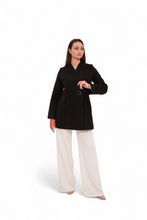 Load image into Gallery viewer, Opéra Cashmere Blend Overcoat in Black
