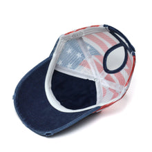 Load image into Gallery viewer, Women's Ripped Embroidered Baseball Cap – Breathable Dome Top Polyester Hat

