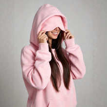 Load image into Gallery viewer, Women's Fleece-Lined Hooded Pullover Sweatshirt
