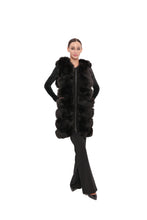 Load image into Gallery viewer, Genuine Polar Fox Fur Vest 90 cm
