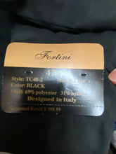 Load image into Gallery viewer, Fortini TC48-2 Black Trenchcoat
