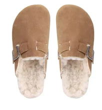 Load image into Gallery viewer, Chic Plush Leather Winter Shoes - # GIAA73610001
