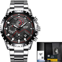 Load image into Gallery viewer, Business Elegant Men's  Watch With Chronometers Day View  Fluorescent Hands Excellent Look Unique Design Perfect Gift For Your Man
