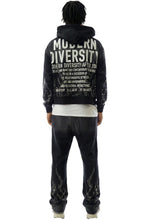 Load image into Gallery viewer, PANTHEON French Terry Long Sleeve Crop Top Full Zip Hoodie
