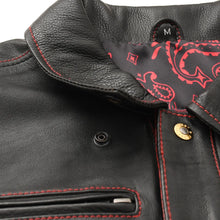 Load image into Gallery viewer, Kingsnake Men’s Motorcycle Leather Vest
