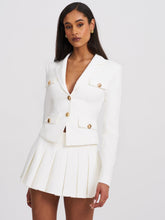 Load image into Gallery viewer, Oakley White Preppy Style Blazer Jacket
