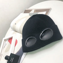 Load image into Gallery viewer, Women’s Pilot Wool Knit Hat – Winter Warm Knitted Aviator-Style Hat
