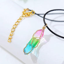 Load image into Gallery viewer, Women's Transparent Geometric Diamond Crystal Necklace
