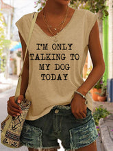 Load image into Gallery viewer, Women's V-Neck Printed Short Sleeve Loose Top – 14 Colors S–4XL
