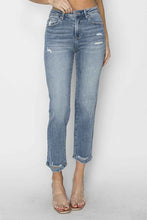 Load image into Gallery viewer, RISEN High Waist Distressed Cropped Jeans  Women's Jeans - Full Size
