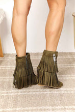 Load image into Gallery viewer, Chic Tassel Wedge Booties for Stylish Women

