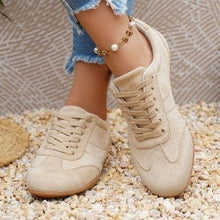 Load image into Gallery viewer, Women's Retro Runner Suede Flat Sneakers
