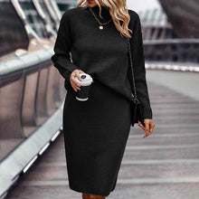 Load image into Gallery viewer, Women's Two Piece Set - Pullover Sweater &amp; Bodycon Skirt Cozy Outfit
