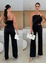 Load image into Gallery viewer, Candy-Colored Bodycon Halterneck Backless High-Waist Wide-Leg Jumpsuit
