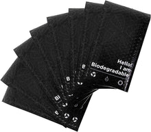 Load image into Gallery viewer, ™ 100% Biodegradable Bubble Mailers,25Pcs Padded Packaging Wrap Envelopes Pouches Eco Friendly No Glue, No Plastic, Christmas Wrapping (6 X 10)
