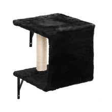 Load image into Gallery viewer, Wall-Mounted Cat Condo &amp; Climbing Tower – Space-Saving, Sturdy &amp; Fun for Multiple Cats
