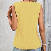Load image into Gallery viewer, V-Neck Top for Women – Casual Loose-Fit Summer Blouse
