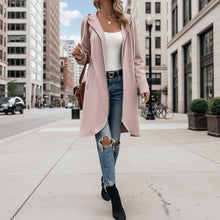 Load image into Gallery viewer, Street Zip Hooded Velvet-Lined Sweatshirt Women | Cozy Streetwear
