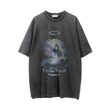 Load image into Gallery viewer, Printed Washed Distressed T-Shirt
