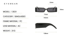 Load image into Gallery viewer, 90’s Fashion Narrow Rectangular Vintage Style Sunglasses For Women &amp; Men New Retro Style Sun Glasses For Women New Eyeglasses In Different Shades Eyewear

