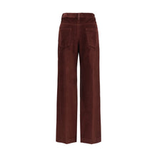 Load image into Gallery viewer, Brunello Cucinelli Bordeaux Cotton Casual Pants

