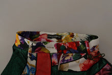 Load image into Gallery viewer, Dolce &amp; Gabbana Multicolor Patchwork Jacquard High Waist Pants
