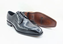 Load image into Gallery viewer, Burnished Calfskin Lace-Up Shoe Black
