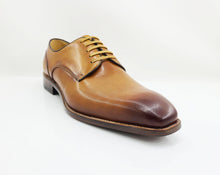 Load image into Gallery viewer, Burnished Calfskin Lace-Up Shoe Cognac
