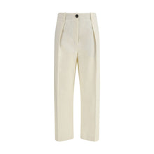 Load image into Gallery viewer, Brunello Cucinelli Cream Cotton Casual Pants
