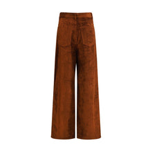 Load image into Gallery viewer, Petar Petrov Brown Cotton Casual Pants
