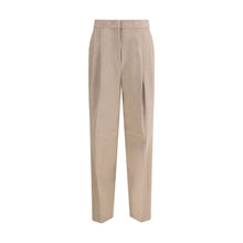 Load image into Gallery viewer, Fabiana Filippi Beige Fleece Wool Dress Pants

