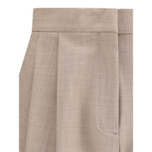 Load image into Gallery viewer, Fabiana Filippi Beige Fleece Wool Dress Pants
