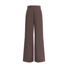 Load image into Gallery viewer, Di Stavnitser Brown Fleece Wool Casual Pants
