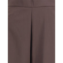 Load image into Gallery viewer, Di Stavnitser Brown Fleece Wool Casual Pants
