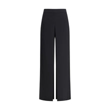 Load image into Gallery viewer, Di Stavnitser Black Polyester Casual Pants
