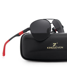 Load image into Gallery viewer, Men 100% Polarized Aluminum Alloy Frame Sunglasses  In Elegant Retro Classic Men's Driving Pilot  Style
