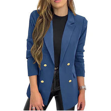 Load image into Gallery viewer, Casual Long Sleeve Lapel Button Autumn Coat
