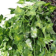 Load image into Gallery viewer, 90cm Artificial Green Hanging Ivy Leaves Radish Seaweed Grape Fake Flowers Vine Home Garden Wall Party Decoration Fake Hanging Fake Ivy Vine for Wall House Room Indoor Outdoor Decoration
