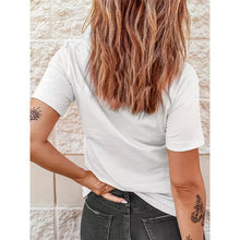 Load image into Gallery viewer, Short Sleeve T-Shirt Dragonfly Pattern Casual Round Neck Tee
