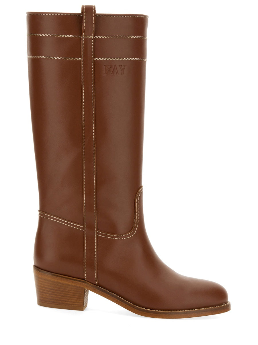 Fay Women Leather Boot