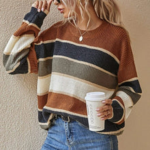 Load image into Gallery viewer, Women’s Striped Sweater
