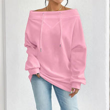 Load image into Gallery viewer, Plus Size Off Shoulder Pullover
